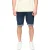 Crosshatch Heren Youlgreeve Denim Short met riem (Donker Washed)