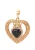 faina Hangers  rose-goud / zwart / transparant
