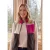 Fleecevest in colorblock-stijl