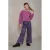 Like Flo loose casual broek paars