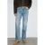 Mango straight leg jeans – mediumblauw