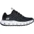 Skechers Dames Step At Slip-on Trainers (Zwart/Wit)
