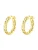 Hey Happiness Oorbel ‘Braided’  goud