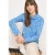 Cecil Dames Tweekleurig Shirt in Blauw