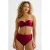 BEACHWAVE omslag bikinibroekje donkerrood