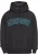 Dropsize Sweatshirt ‘Dropsize’  lichtblauw / zwart