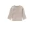 Noppies baby gemÃªleerde ribgebreide longsleeve Natal met katoen taupe melange