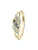 Lucardi Ring  blauw / goud