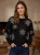 Only Onlrosie Ls O-neck Glitter Knt Trui Black