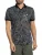 Pretty Green Resonance Linear Polo Shirt, Zwart
