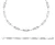 Orphelia Dames 925 Zilver Set: Ketting + Armband – Zilver SET-043