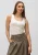 Co'Couture Top Dames Granny Rib Solid Emb Tank,