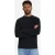 No Excess Pullover Crewneck Cable Knit Black