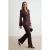 TRENDYOLMİLLA Dames Bruin Effen Lang, Getailleerd Blazers