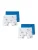 SCHIESSER Onderbroek  neonblauw / zwart / wit