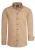 Slim fit overhemd met lange mouwen en contrasterende stiksels