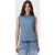AllSaints Imogen Tank Flint Stone Blue