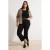 Trendyol Curve Dames Zwart Effen Hoge taille Grote maten Jeans