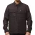 Lyle & Scott effen sedimentbruin overshirtjack