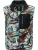 Ragwear Bodywarmer  turquoise / bruin / lichtgrijs / zwart
