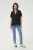 Blouse met korte mouwen Regular fit Black Deep