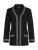 Karl Lagerfeld Gebreide bodywarmer  zwart / wolwit