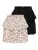 ONLY Rok ‘ONLMolly’  spar / rood / zwart / wit