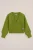 WE Fashion – Meisjes fijngebreid vest – Regular fit – Lichtgroen –