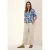 Cecil Dames Gedessineerde blouse in Blauw