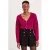 Cache Cache gebreid vest fuchsia