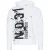 Dsquared2 Cool Fit Icon Splash-logo witte hoodie