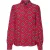 Vero Moda Dames-shirt met kanten details, losse pasvorm en pofmouwen (Frambozenroze)