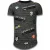 Local Fanatic Longfit asymmetric embroidery t-shirt patches