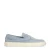 Manfield suède loafers lichtblauw
