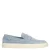 Manfield suède loafers lichtblauw