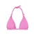 Beachlife voorgevormde triangel bikinitop met lurex roze