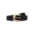 Mango suede riem donkerbruin