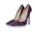 Jimmy Choo paarse leren python pumps