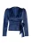 Faina Wikkel blouse Dames marine