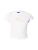 HUGO Shirt ‘Dichroma_B’  lichtoranje / wit
