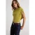 TRENDYOLMİLLA Dames Groen Effen Kort Getailleerd Blouses