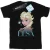 Li-cense Disney heren frozen elsa sneeuwvlok portret t-shirt