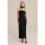 We Fashion Dress Mid Length Black