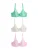 Next BH  mintgroen / rosa / wit