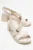 Crina Elasticated Leer Stevig Hak Sandaal