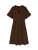 VERO MODA Jurk ‘VMMelaney’  donkerbruin