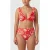 Shiwi Bobby Bikini Top Beach Day Red Hibiscus Beach Day