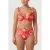 Shiwi Bobby Bikini Top Beach Day Red Hibiscus Beach Day