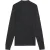 Lyle & Scott Saddle Sleeve Quarter Zip Jumper Black Heather