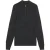 Lyle & Scott Saddle Sleeve Quarter Zip Jumper Black Heather